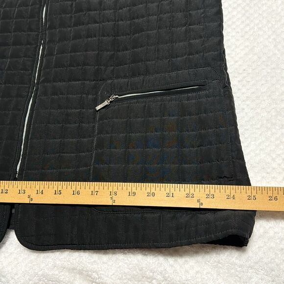 George Women’s Plus Quilted Jacket Zip Front & Pockets Rich Black Size 18W/20W - Picture 12 of 14